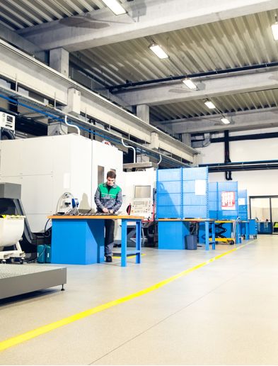 Job bei K-Plus Personalmanagement: Produktionshelfer in Produktionshalle